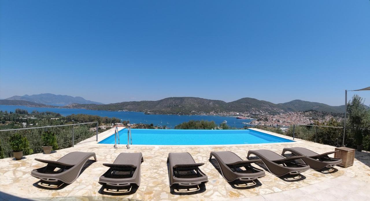 Saronic Topview Villa Galatás エクステリア 写真